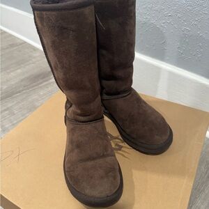 UGG Brown Suede Women's Boots